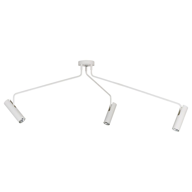 Потолочный светильник Tibo Branches Trumpet Tube white 3 Белый в Санкт-петербурге | Loft Concept 