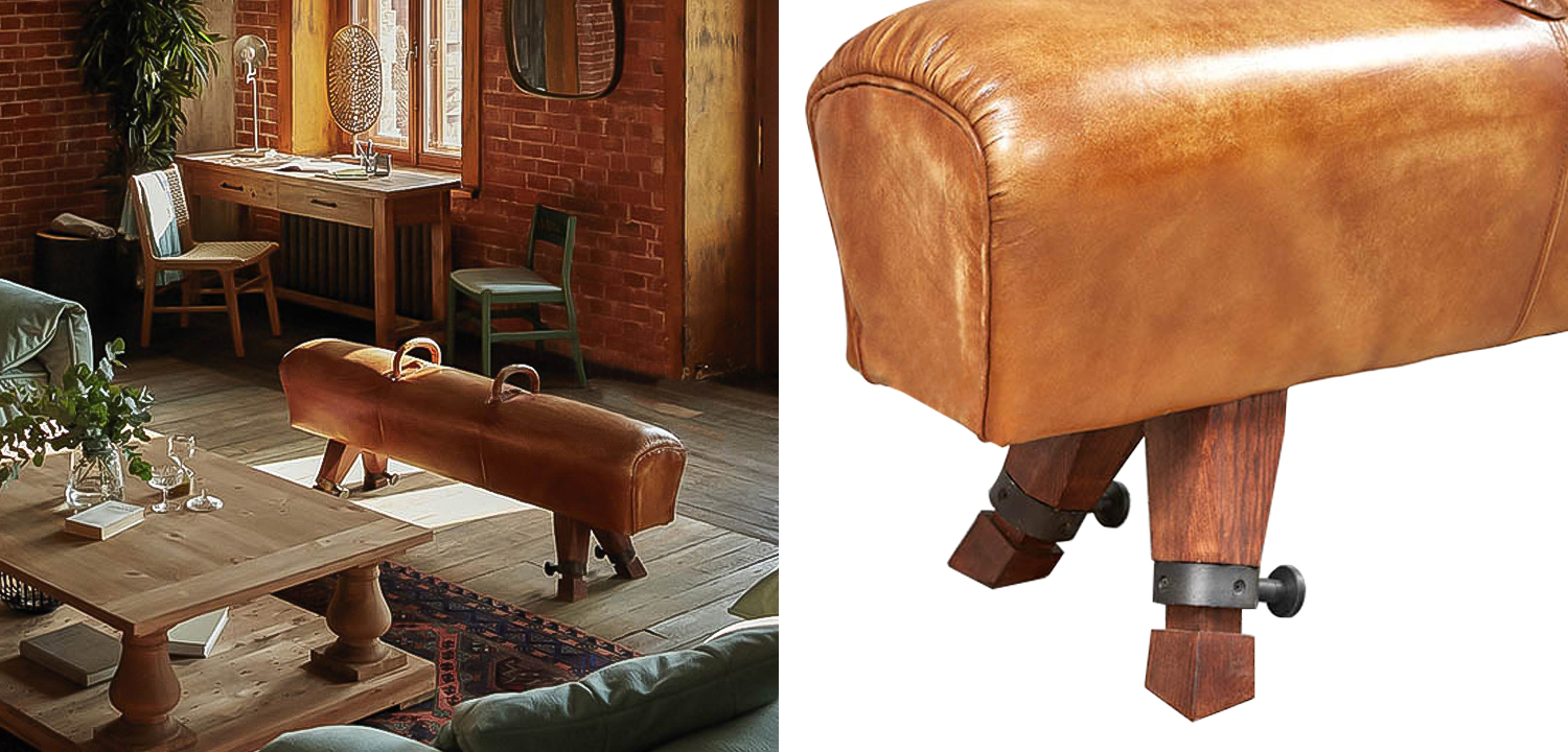 Козлик дизайнерский Leather Gymnastic Goat Loft - фото