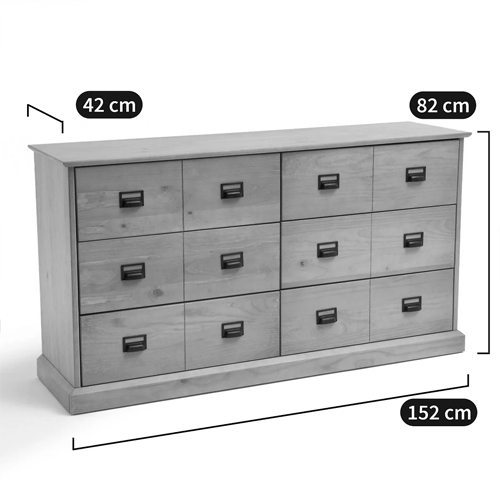 Деревянный комод с 6-ю ящиками Blanton Chest of Drawers в Санкт-петербурге