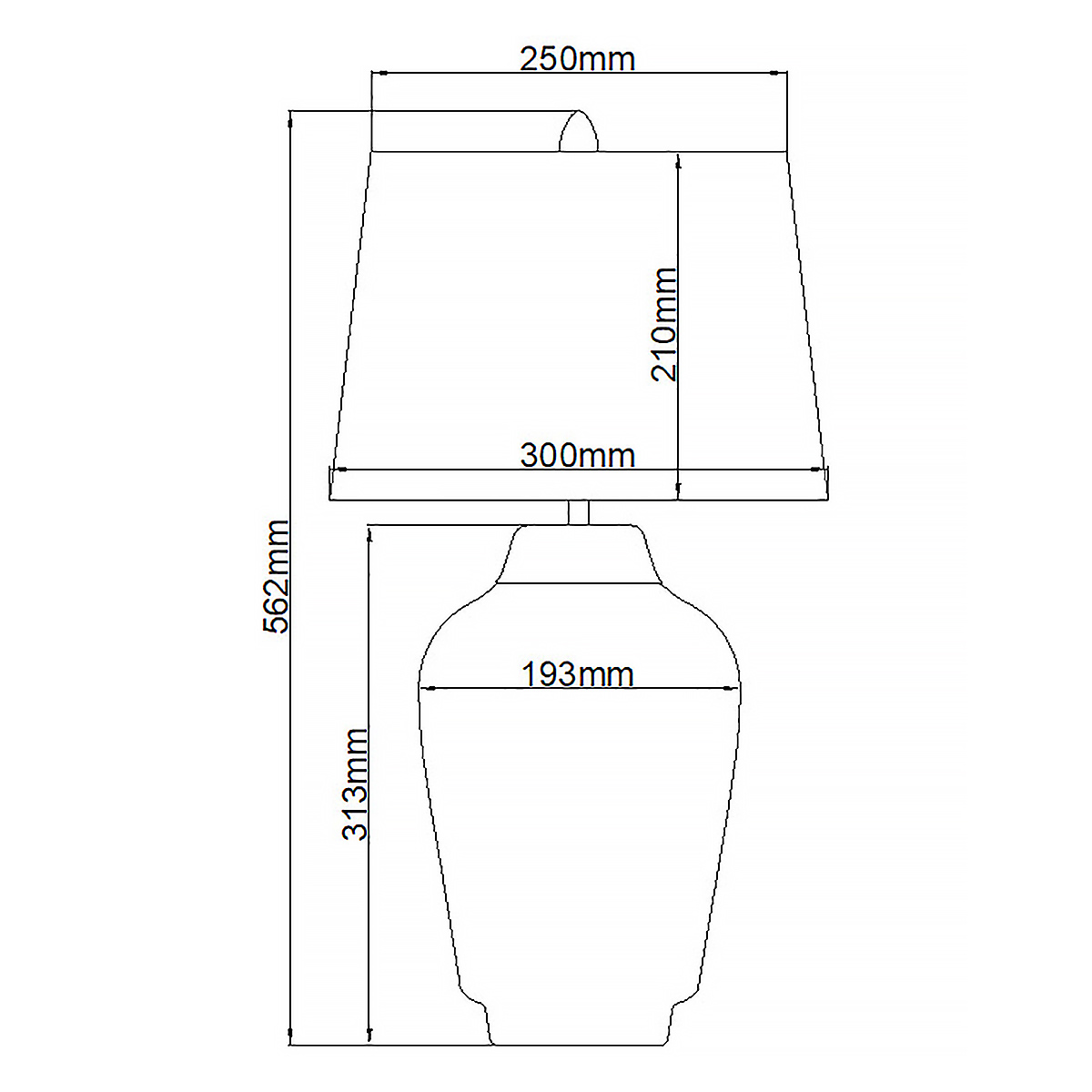 Настольная лампа с белым конусным абажуром и ребристым керамическим основанием Quintiesse в Санкт-петербурге