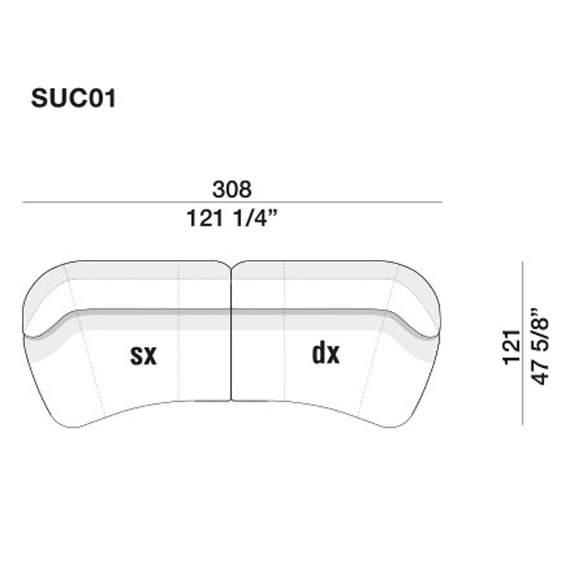 Дизайнерский модульный диван SURF Modular Sofa в Санкт-петербурге