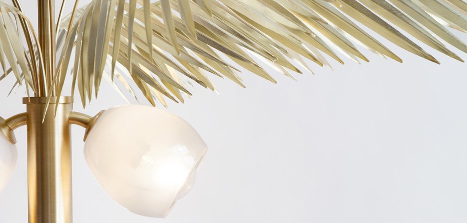 Торшер Palmyra palm tree lamp - фото №1