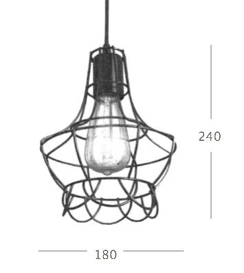 Cветильник Loft Nest Cage №4 в Санкт-петербурге