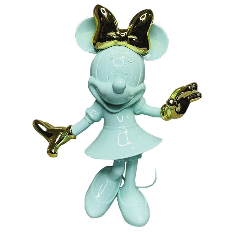 Статуэтка Минни Маус зеленого цвета Minnie Mouse Green Figurine  Салатовый в Санкт-петербурге | Loft Concept 