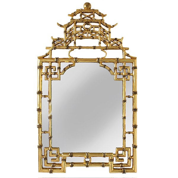 Зеркало Pagoda Mirror Gold Золотой в Санкт-петербурге | Loft Concept 