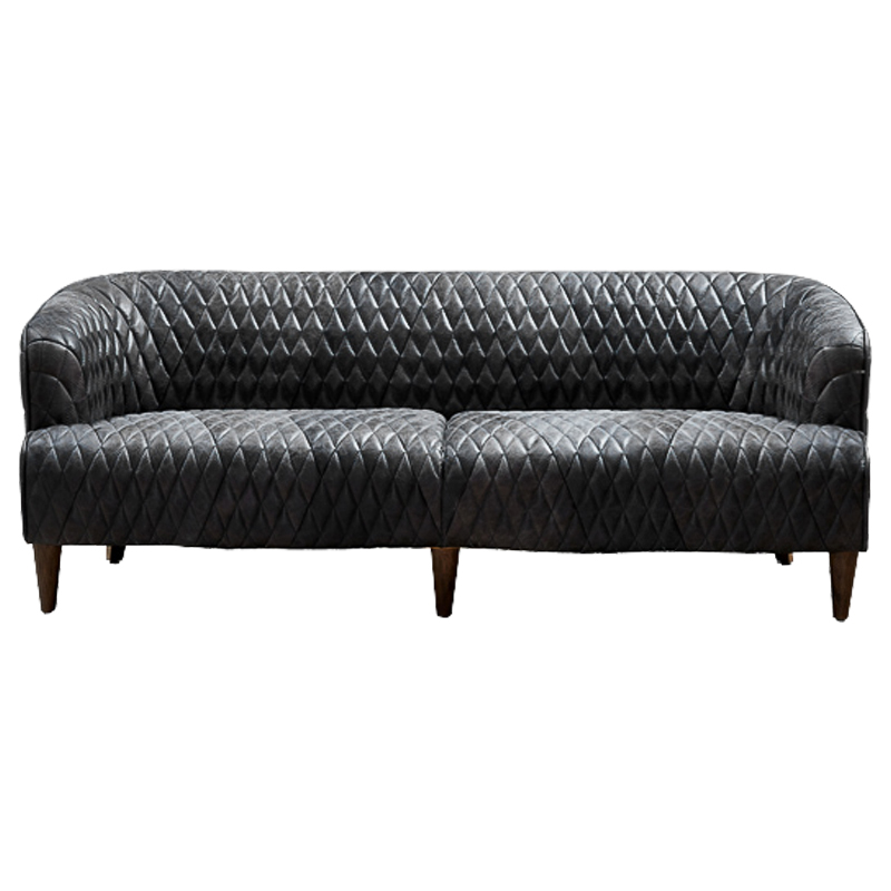 Диван Rhombuses Upholstery Graphite Sofa Графитовый в Санкт-петербурге | Loft Concept 