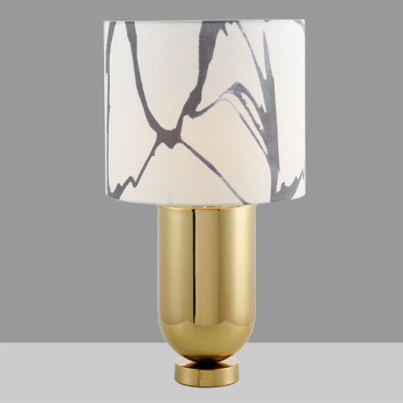 Настольная лампа Adeline Gold Table Lamp Золотой Белый в Санкт-петербурге | Loft Concept 