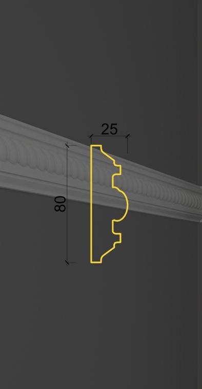 Молдинг с орнаментом MO-19 в Санкт-петербурге