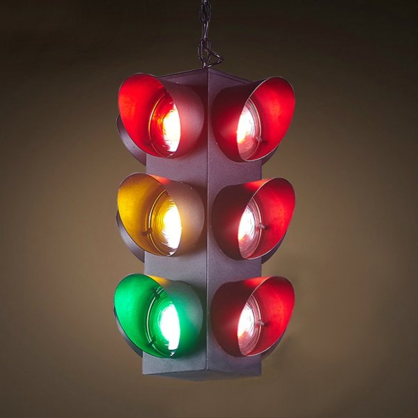 Подвесной светильник Светофор Loft Traffic Light Pendant  в Санкт-петербурге | Loft Concept 