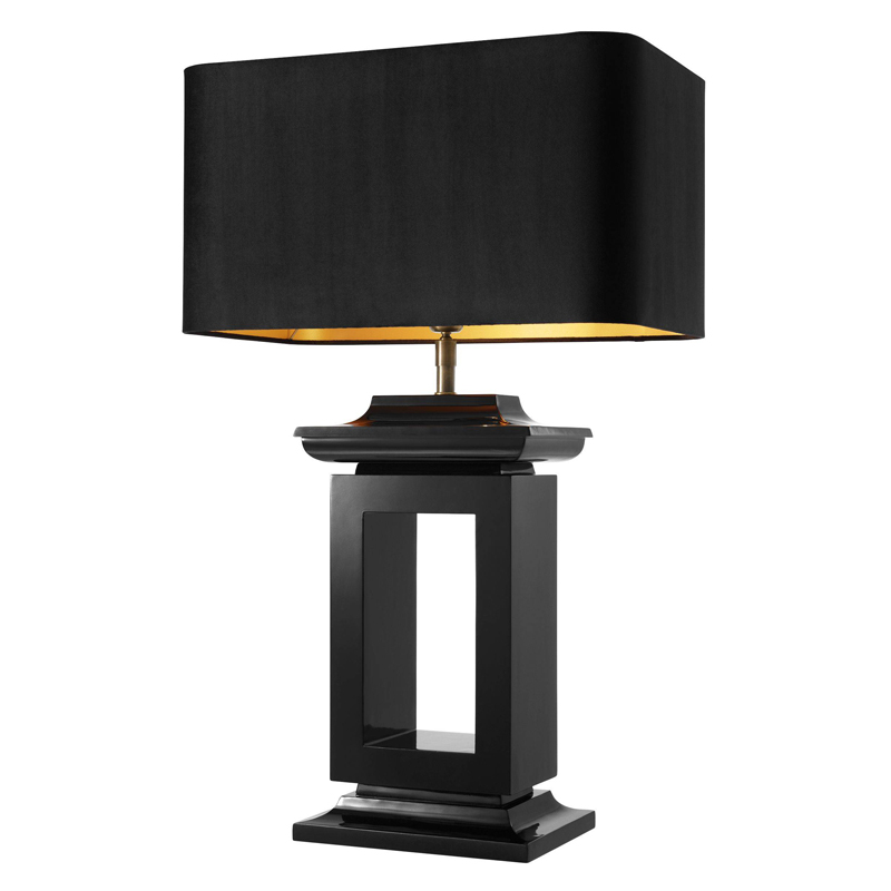 Настольная лампа Eichholtz Table Lamp Mandarin Черный в Санкт-петербурге | Loft Concept 