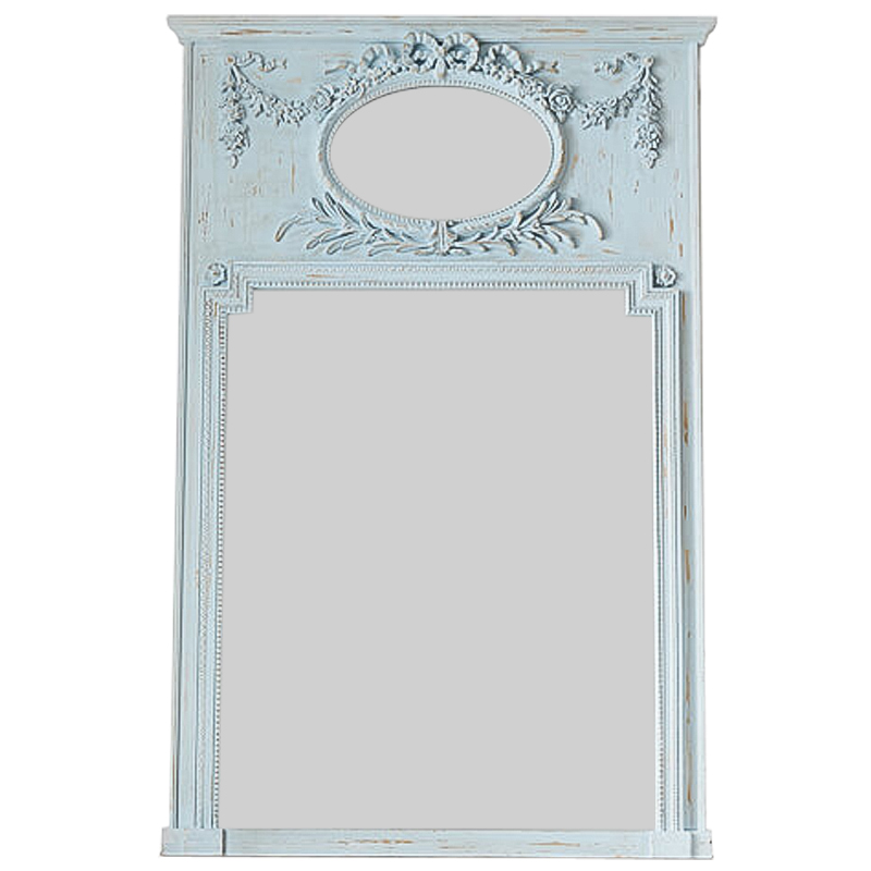 Зеркало Hendrica Mirror Vintage Blue Винтажный голубой в Санкт-петербурге | Loft Concept 