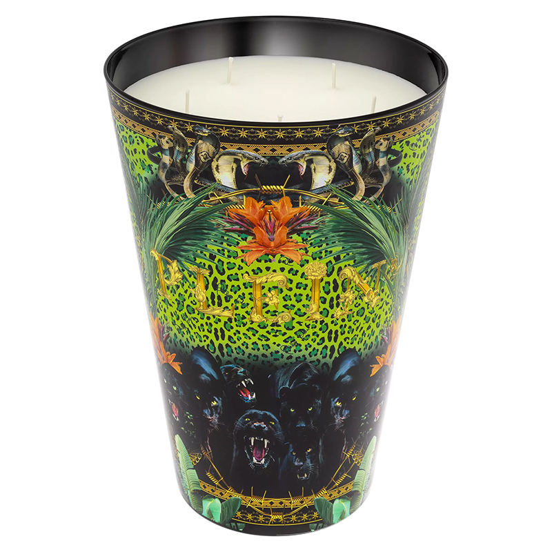 Свеча Philipp Plein Candle Jungle XL Черный Мульти в Санкт-петербурге | Loft Concept 