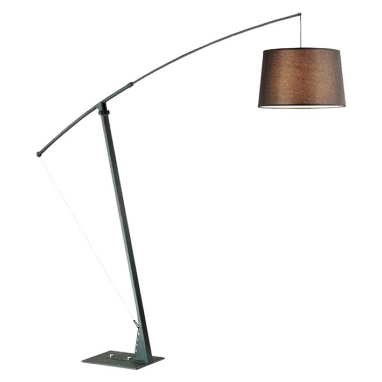 Торшер Floor Lamp Colin black Коричневый в Санкт-петербурге | Loft Concept 