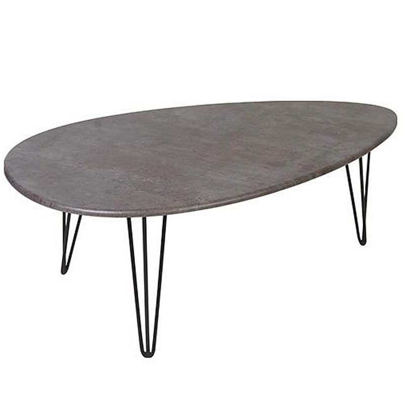 Кофейный стол Dorian Coffee Table gray Серый бетон в Санкт-петербурге | Loft Concept 