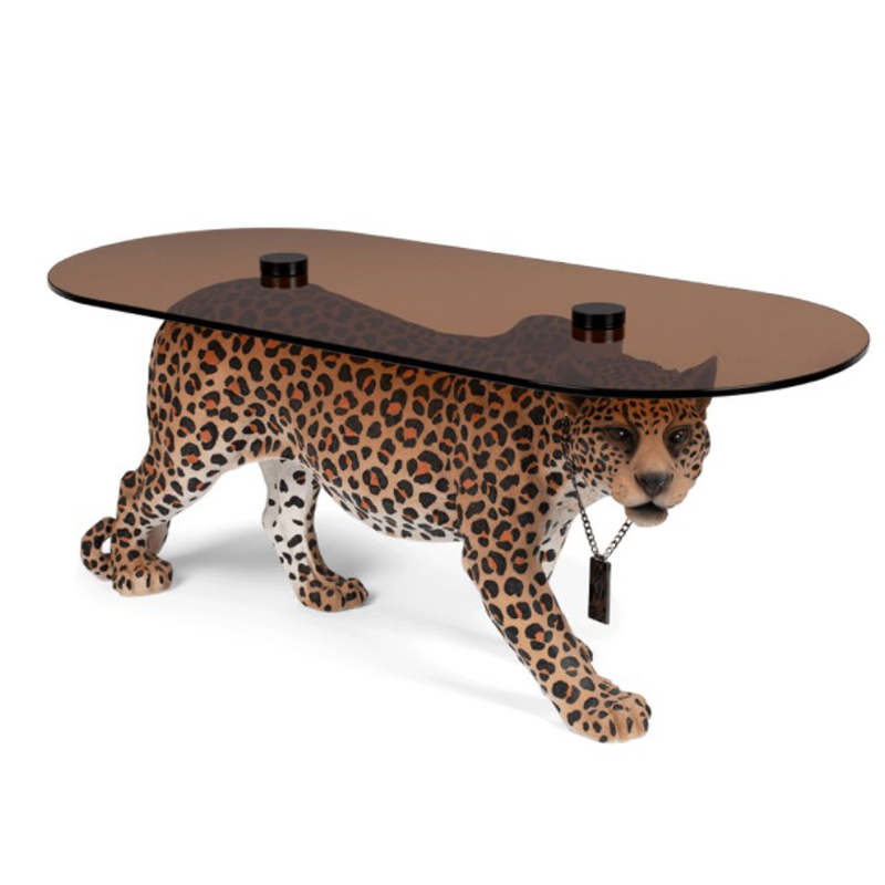 Кофейный стол DOPE AS HELL COFFEE TABLE SPOTTED Коричневый в Санкт-петербурге | Loft Concept 