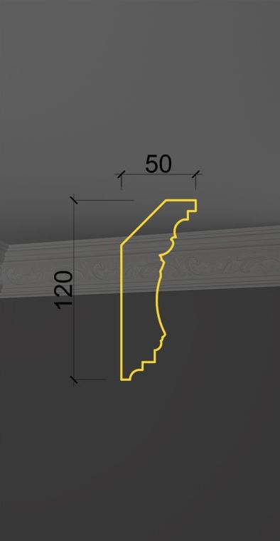 Карниз с орнаментом KO-05 в Санкт-петербурге