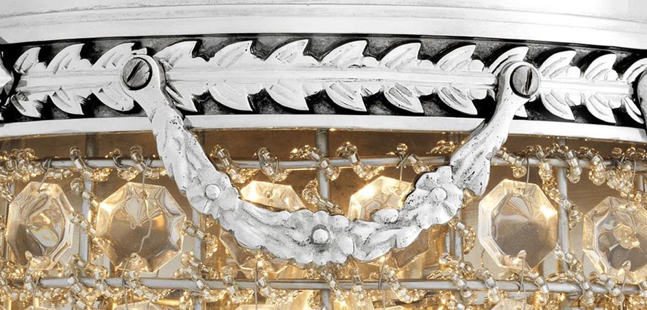 Бра Eichholtz Wall Lamp Emperor Nickel - Loft-Concept в Санкт-петербурге