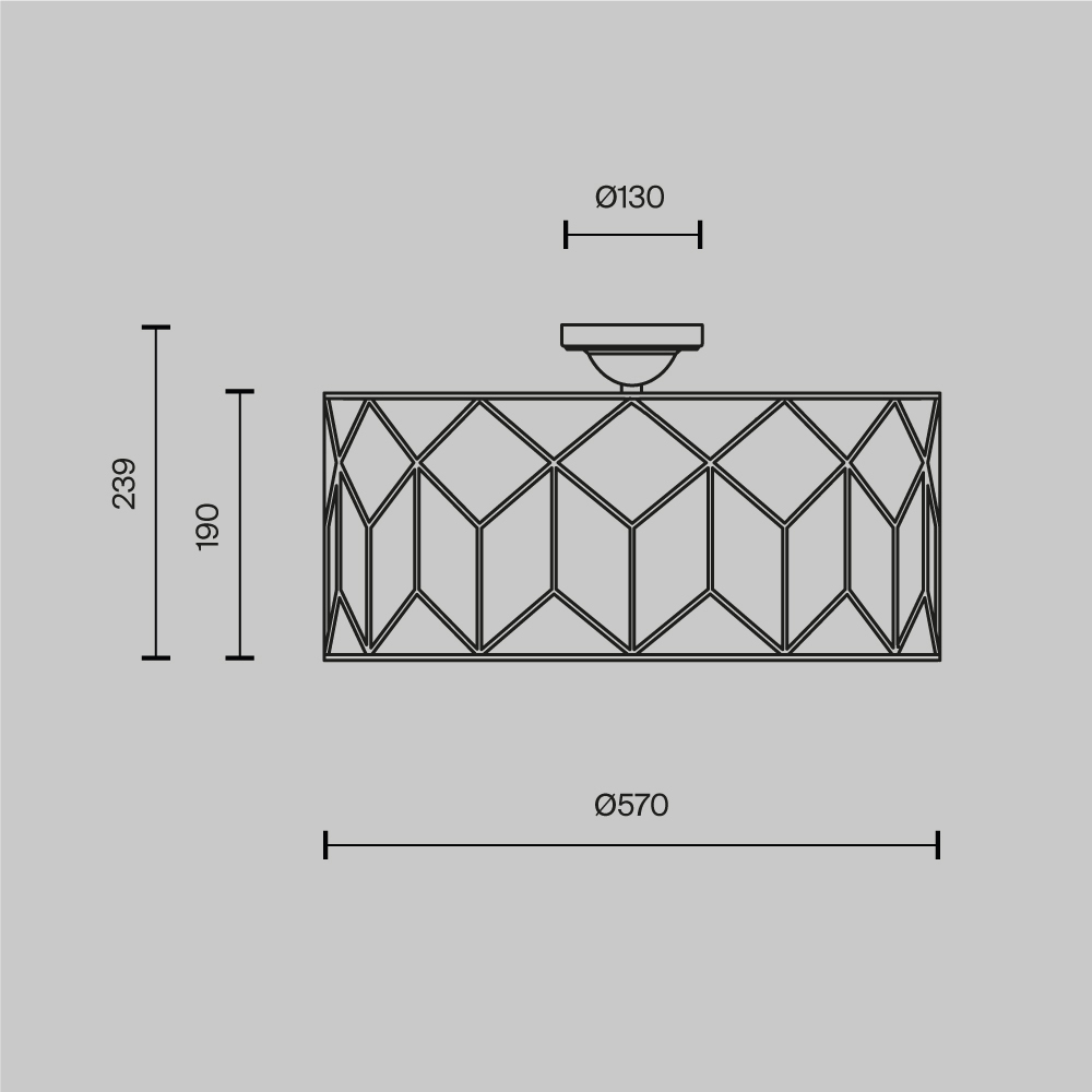 Потолочный светильник Messina Е27 в Санкт-петербурге