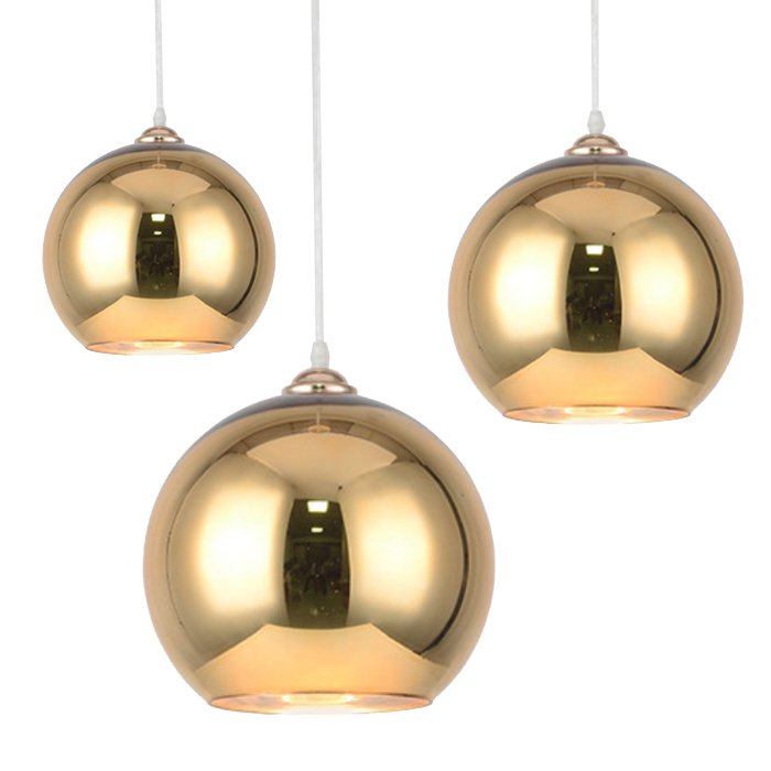 Подвесной светильник GOLD mirror shade modern pendant Золотой в Санкт-петербурге | Loft Concept 