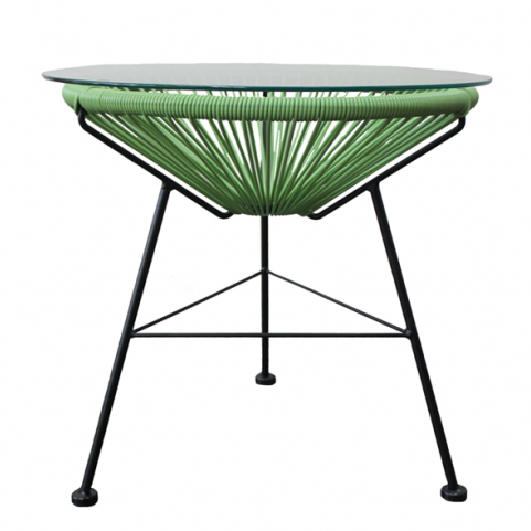 Приставной стол Acapulco side table Green Морская синь Желтый Зеленый Белый Оранжевый Черный в Санкт-петербурге | Loft Concept 