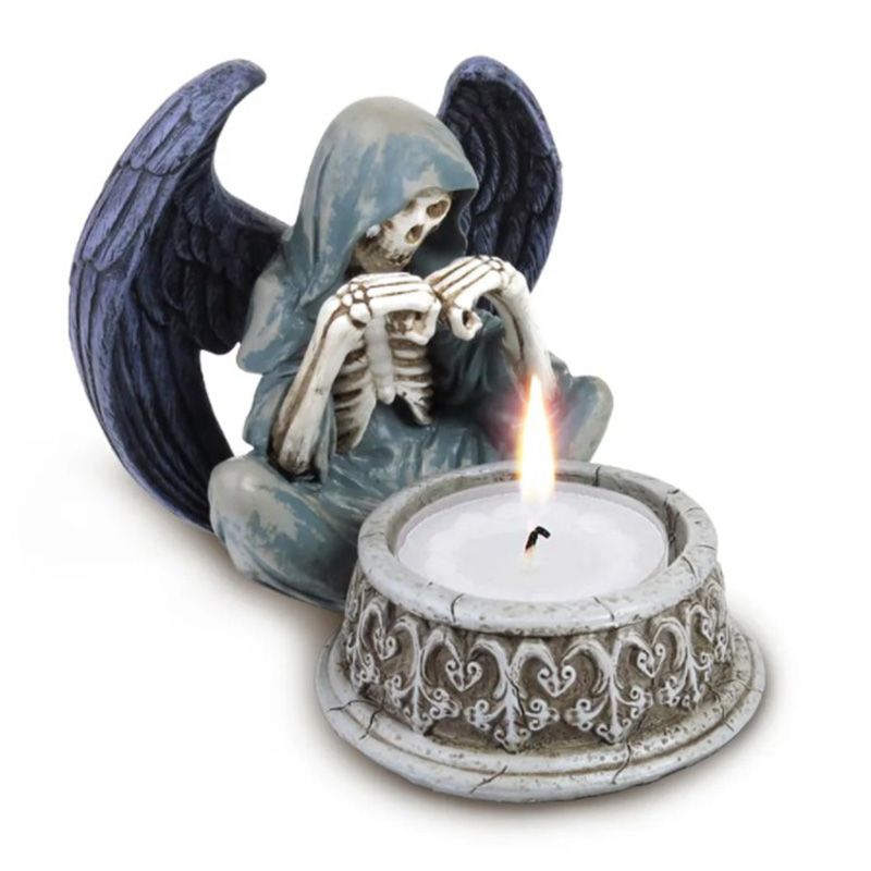 Подсвечник Angel of Death Candlestick Серый в Санкт-петербурге | Loft Concept 