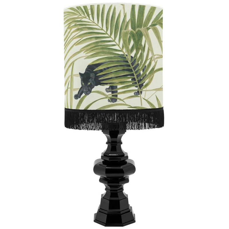 Настольная лампа Table Lamp Empire Velvet White Green Белый Черный Зеленый в Санкт-петербурге | Loft Concept 