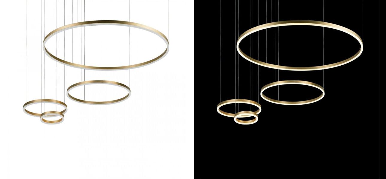 Люстра Neo Circles Gold II - фото