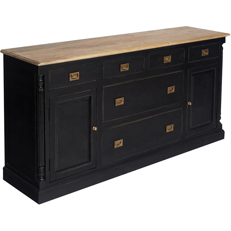 Комод Provence Sylvie Chest of Drawers Черный Древесина в Санкт-петербурге | Loft Concept 