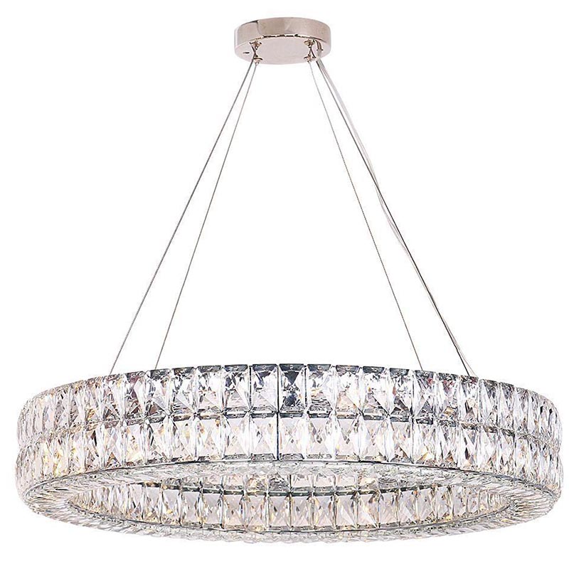 Люстра Crystal Regena Chrome Chandelier 10 Хром Прозрачный (Transparent) в Санкт-петербурге | Loft Concept 