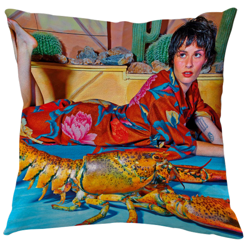 Декоративная подушка Seletti Cushion Lobster Мульти в Санкт-петербурге | Loft Concept 