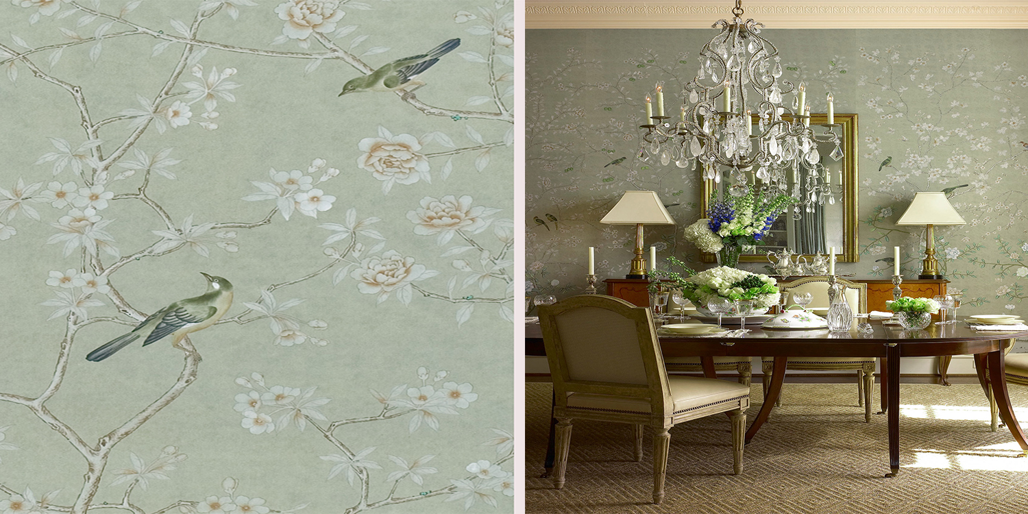 Обои ручная роспись Chatsworth Mercury Grey  - фото №1