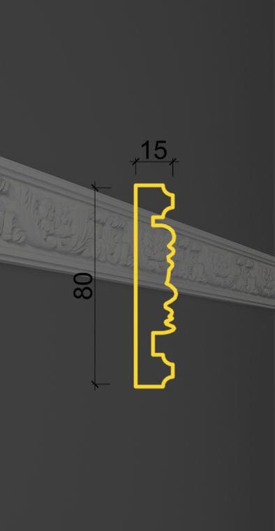 Молдинг с орнаментом MO-15 в Санкт-петербурге