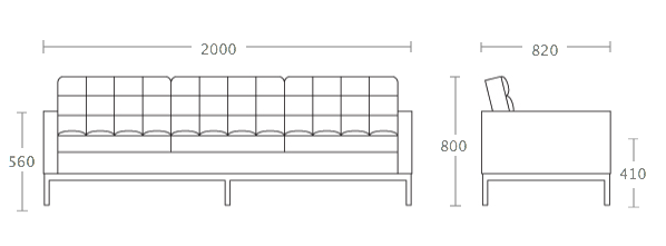 Диван Florence Knoll sofa в Санкт-петербурге