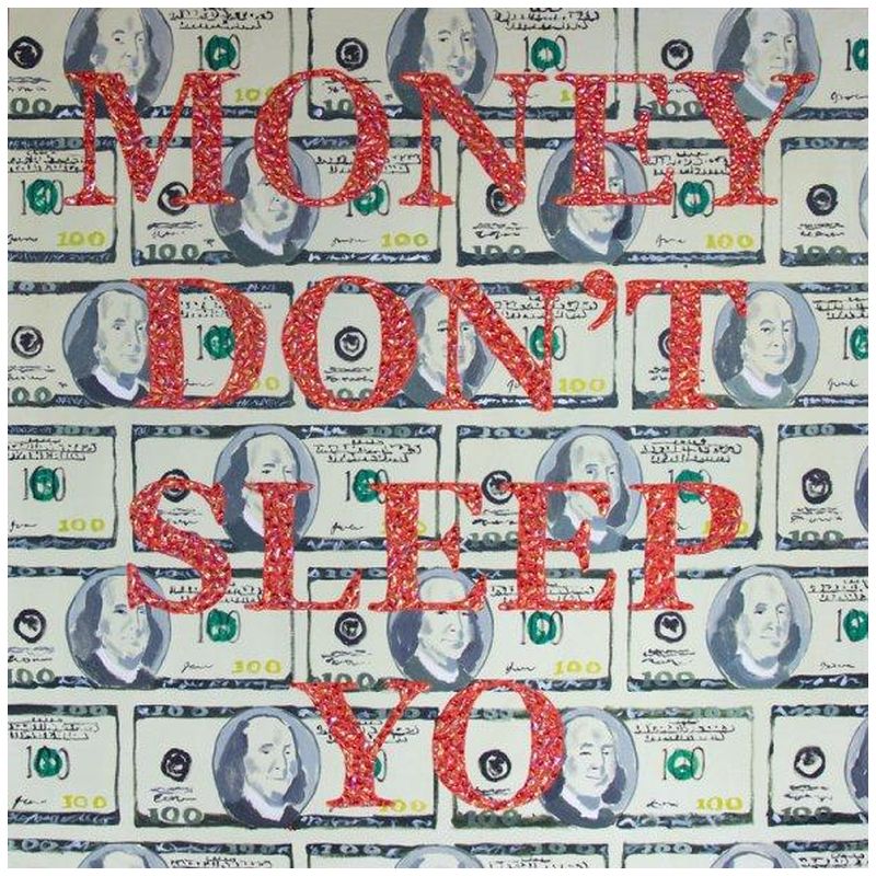 Картина “Money Don’t Sleep Yo” Мульти в Санкт-петербурге | Loft Concept 