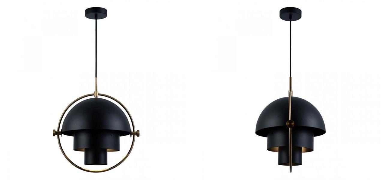 Подвесной светильник Louis Weisdorff Black диаметр 38 - фото №1