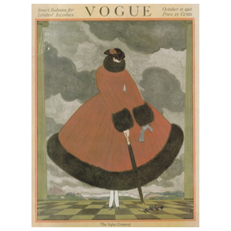 Постер Vogue Cover 1916 October  в Санкт-петербурге | Loft Concept 