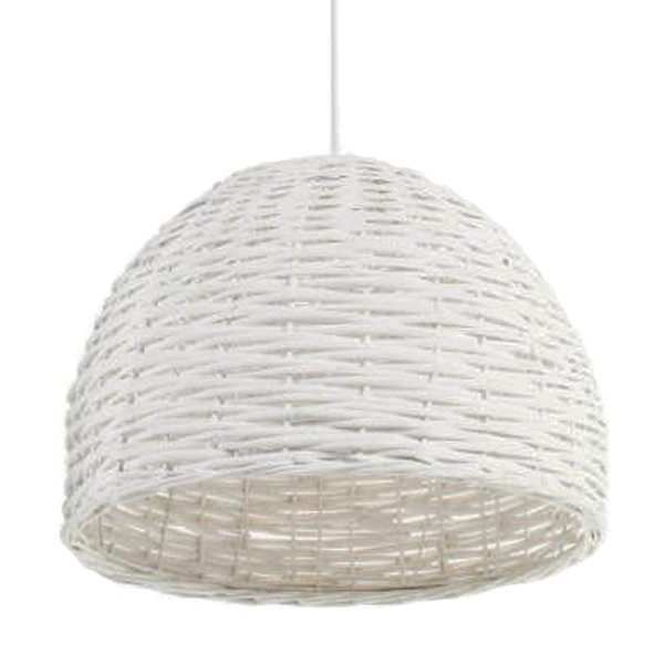 Подвесной светильник Wicker Pendant White Белый в Санкт-петербурге | Loft Concept 