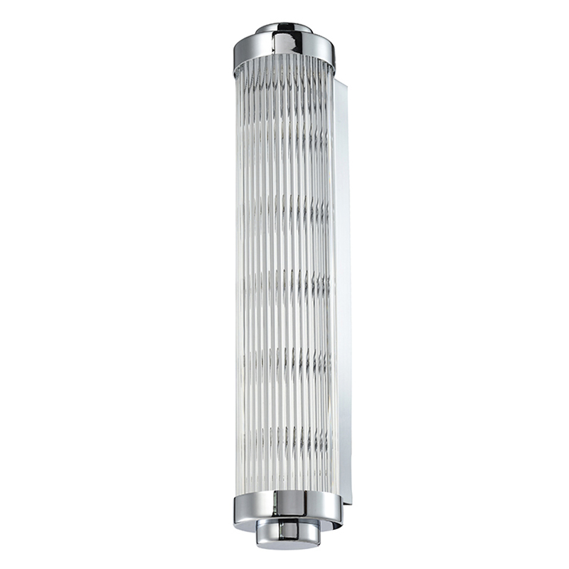 Бра Buck Glass TUBE Wall Lamp Nickel Никель Прозрачный (Transparent) в Санкт-петербурге | Loft Concept 