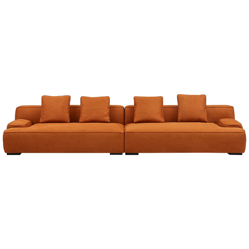 Диван Colby Orange Sofa Оранжевый в Санкт-петербурге | Loft Concept 