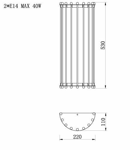 Бра Lantern Tiziano Chromium Sconces в Санкт-петербурге