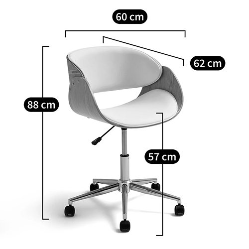 Вращающееся офисное кресло на колёсах Delwyn Chair в Санкт-петербурге