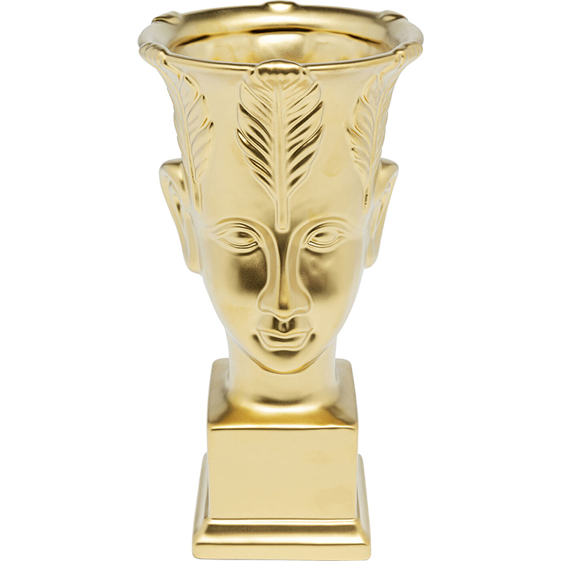 Ваза Golden Face Vase 31 Золотой в Санкт-петербурге | Loft Concept 