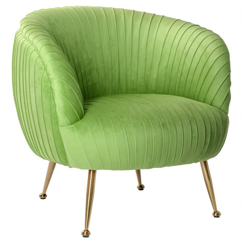 Кресло SOUFFLE CHAIR green матовое золото Зеленый в Санкт-петербурге | Loft Concept 