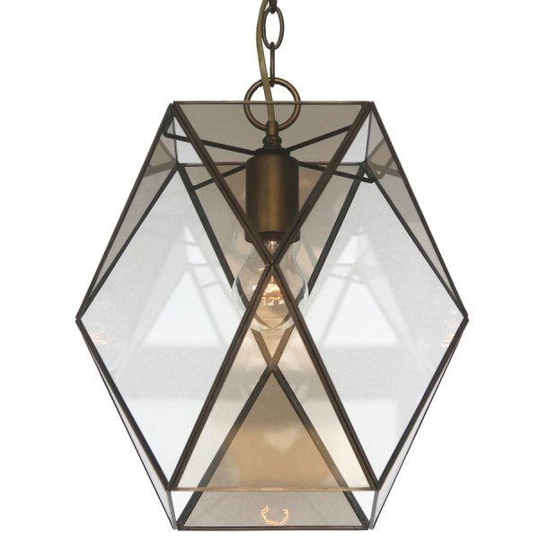 Подвесной светильник Rombius Pendant I brandy glass Темная бронза винтаж в Санкт-петербурге | Loft Concept 