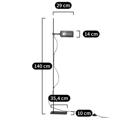 Торшер с плафоном из перфорированного металла Elledge Floor Lamp в Санкт-петербурге