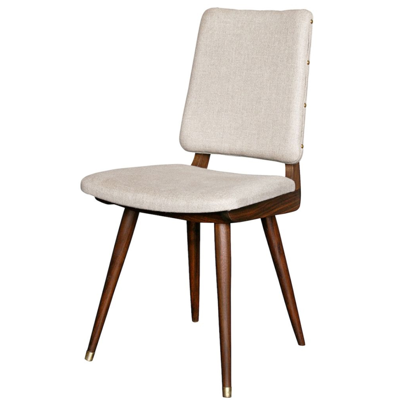 Стул Camille Dining Chair ivory ( слоновая кость ) Коричневый в Санкт-петербурге | Loft Concept 