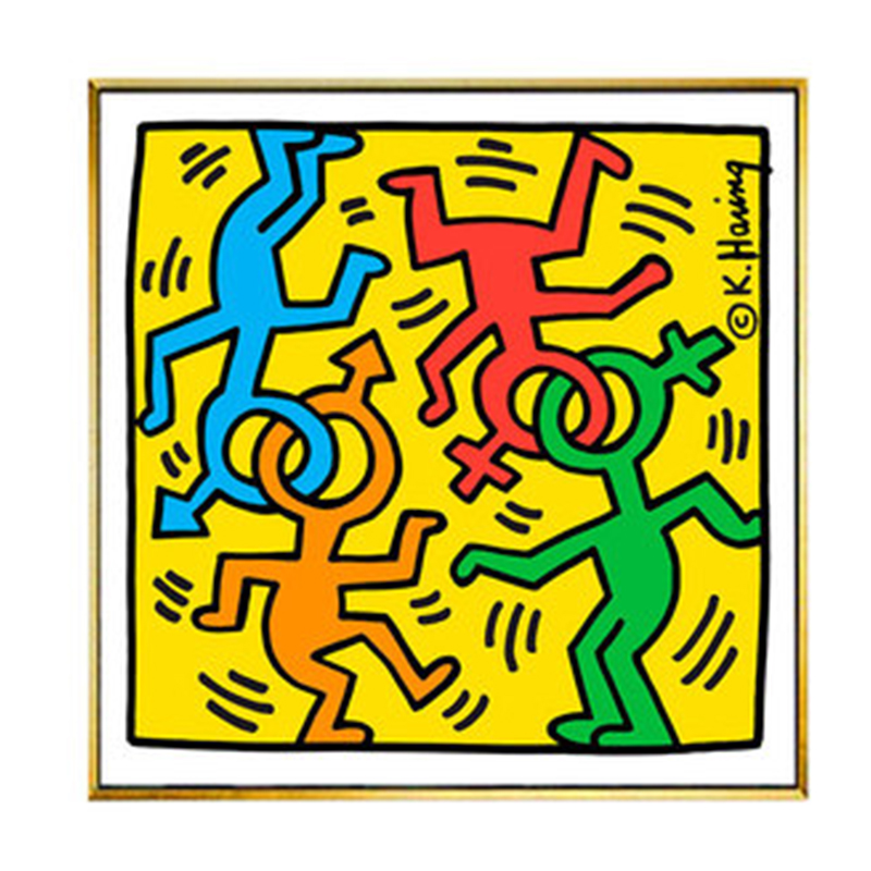 Постер Keith Haring 18 Мульти в Санкт-петербурге | Loft Concept 