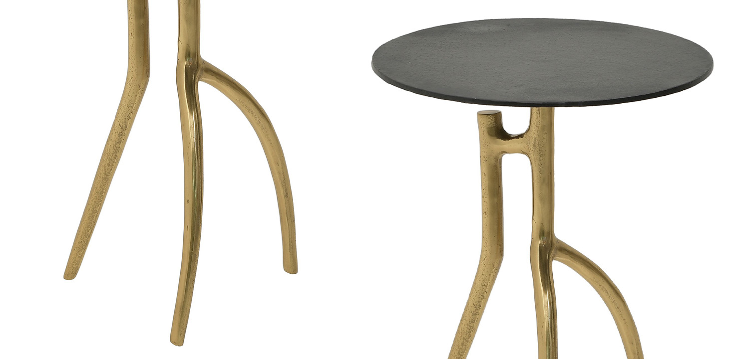 Круглый приставной стол Dawud Side Table - фото