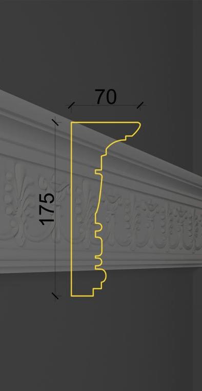 Молдинг с орнаментом MO-13 в Санкт-петербурге