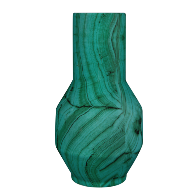 Ваза Malachite Vase rubikon Малахит в Санкт-петербурге | Loft Concept 